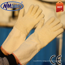 NMSAFETY heatproof glove knitted wrist hand sewing gloves
